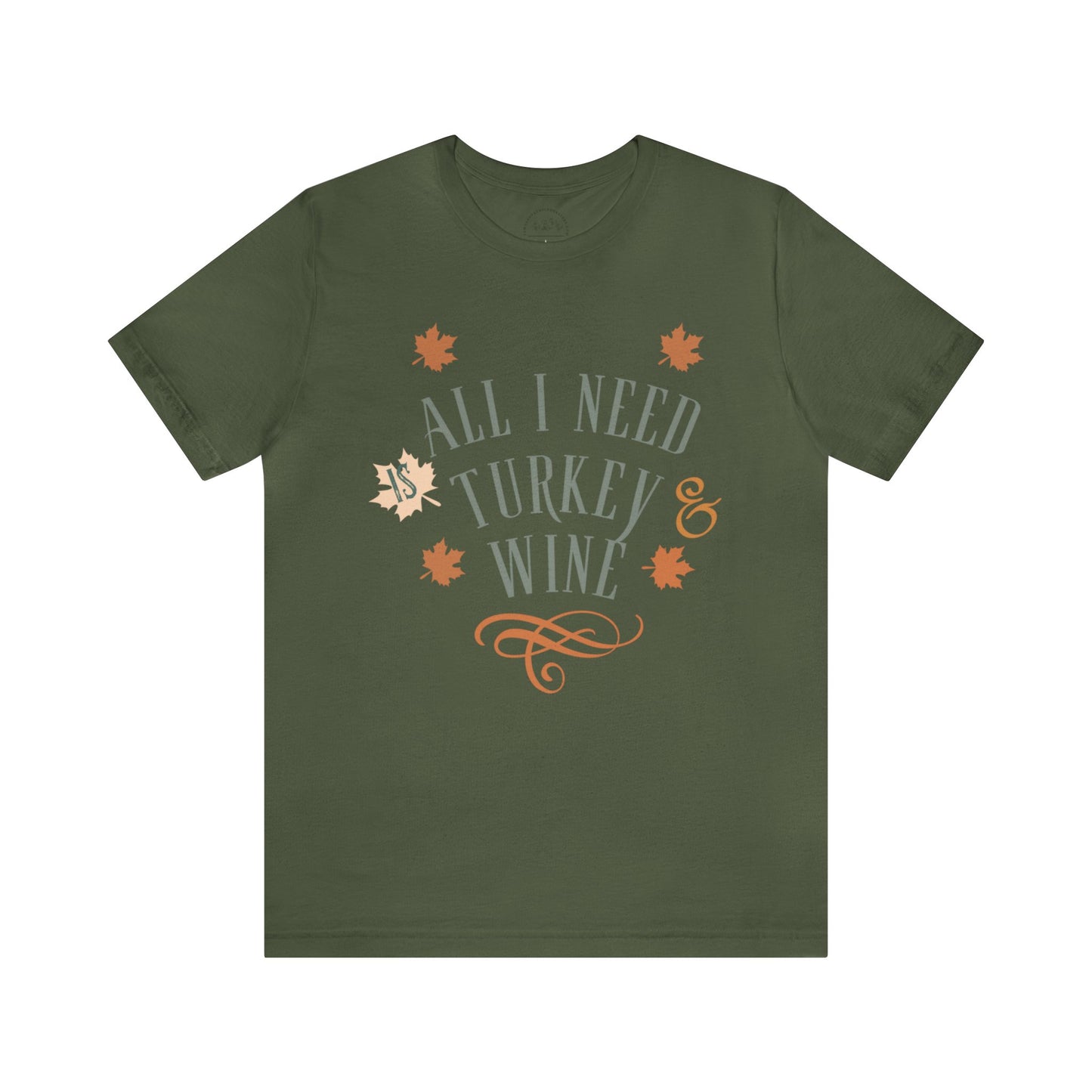Turkey & Wine Short Sleeve Tee