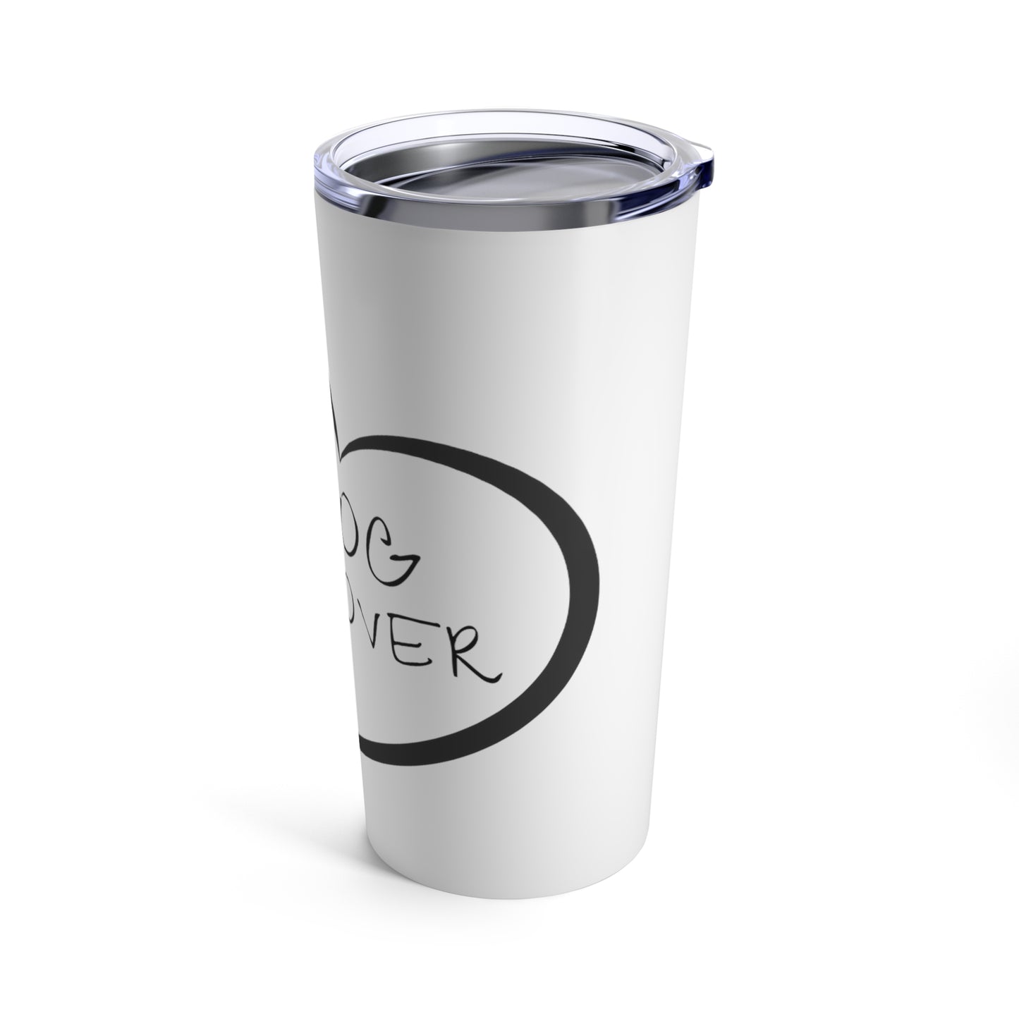 Dog Lover Black & White Tumbler 20oz