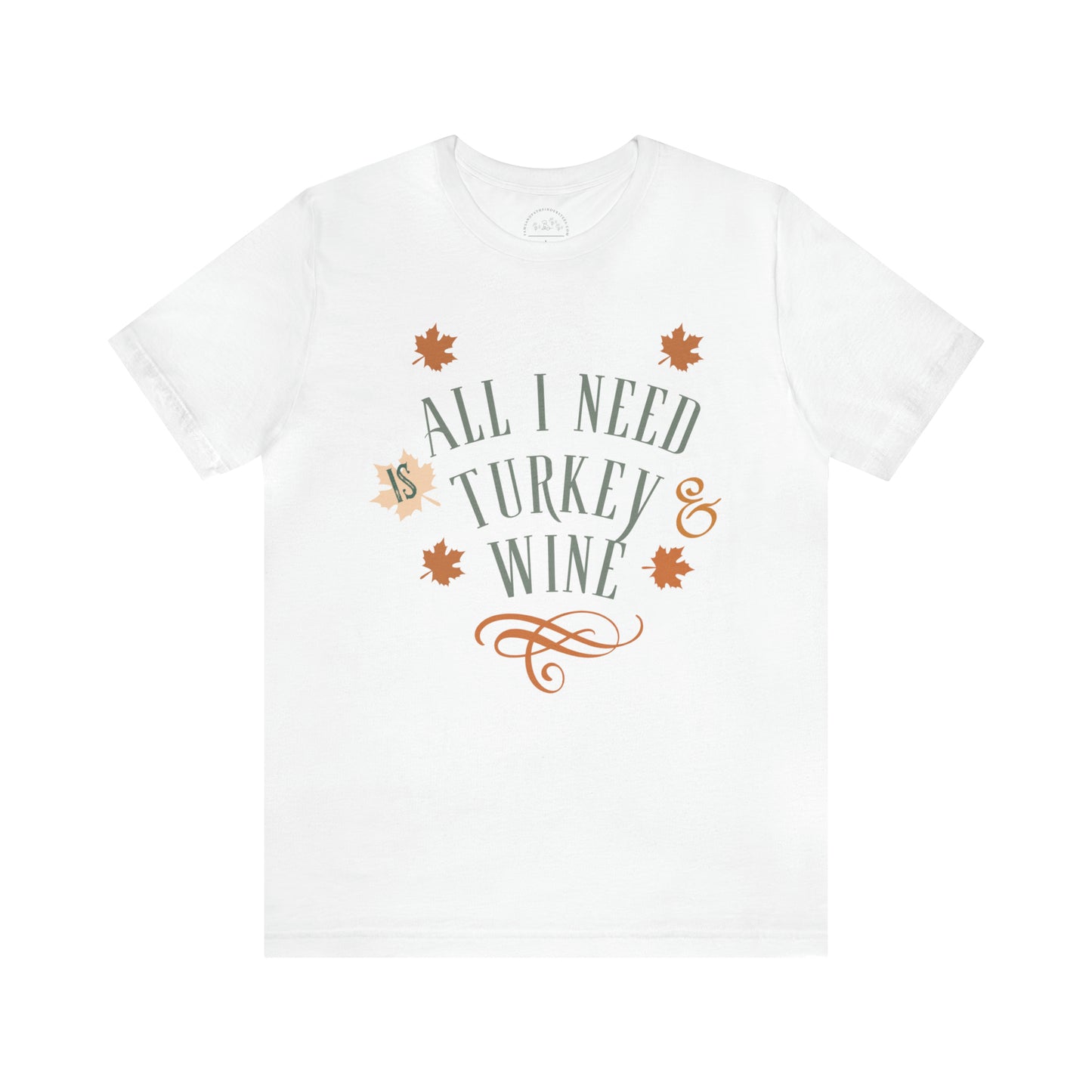 Turkey & Wine Short Sleeve Tee