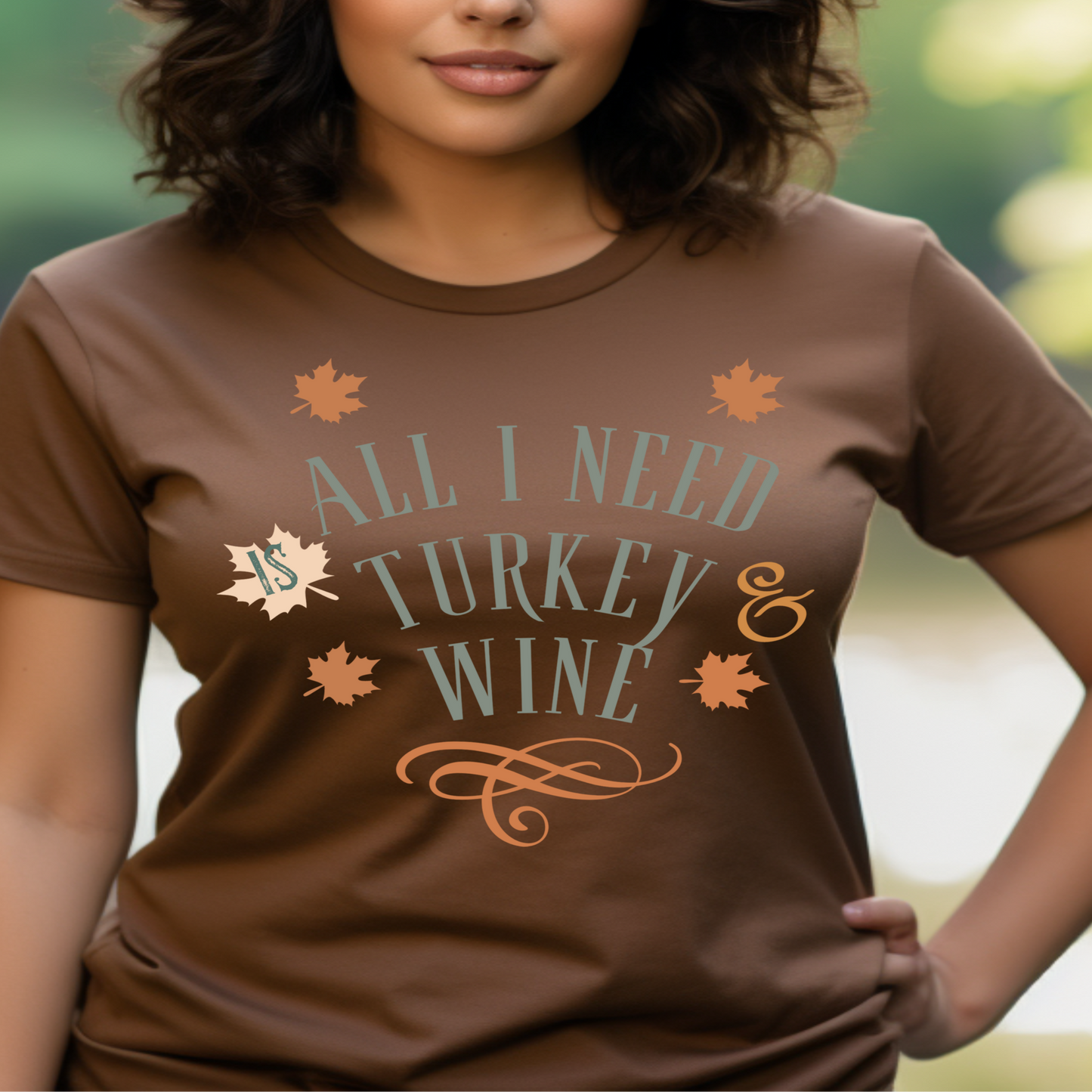 Turkey & Wine Short Sleeve Tee