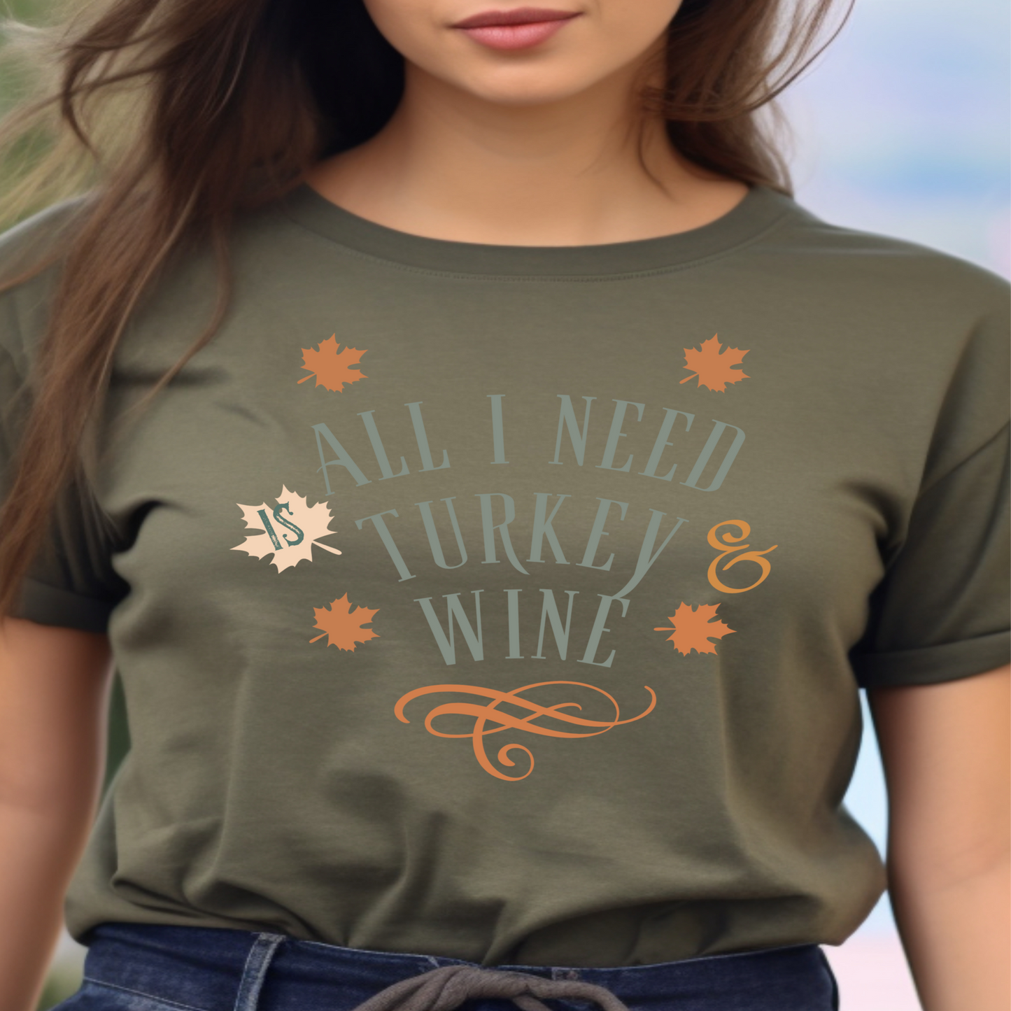 Turkey & Wine Short Sleeve Tee