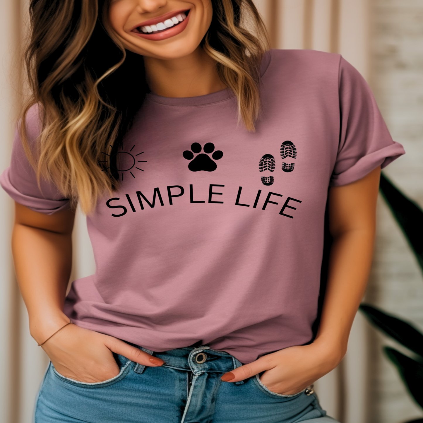Simple Life Short Sleeve Tee