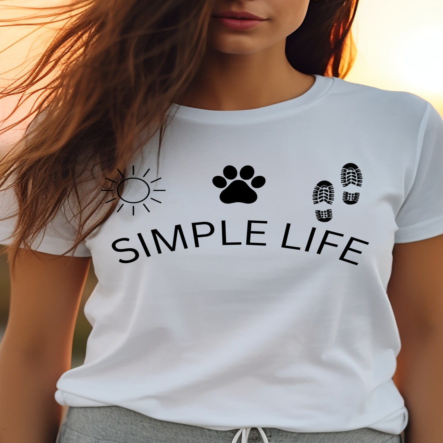 Simple Life Short Sleeve Tee